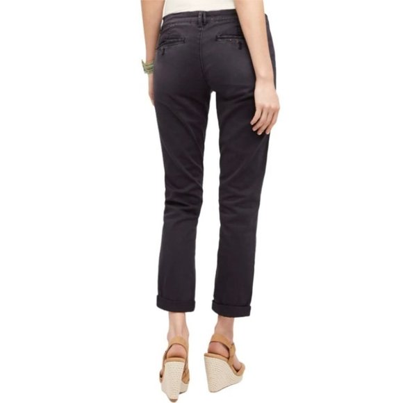 Pilcro and the Letterpress “Hyphen” Low Rise Chinos Pants‎ Blue  Grey Size 28 - Picture 12 of 13